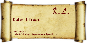 Kuhn Linda névjegykártya